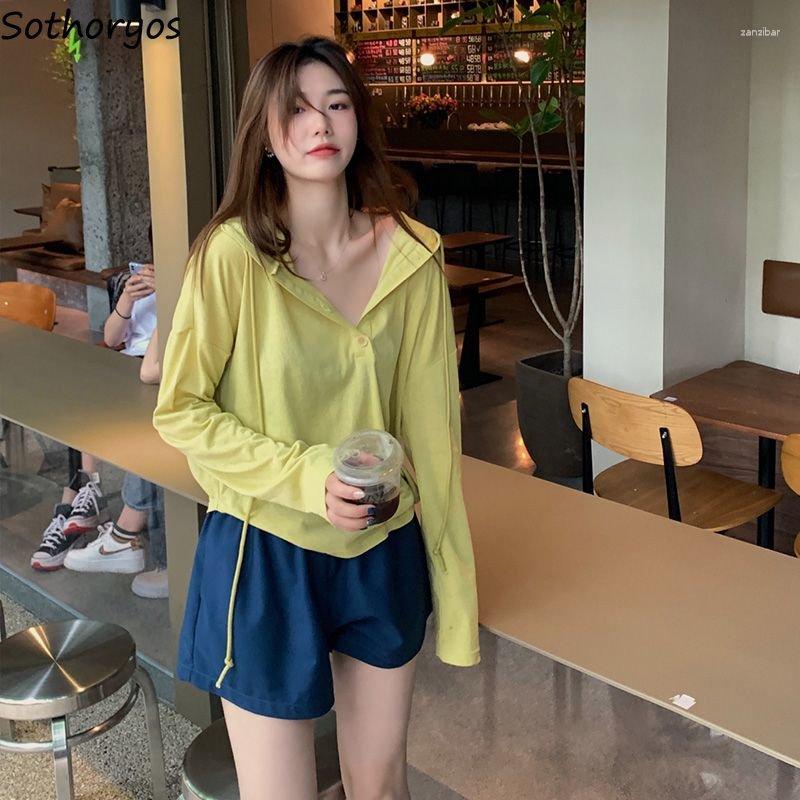 Women' Tracksuits Shorts Sets Women Solid Hooded Creativity All-match Sunscreen Daily Spring Simple Delicate Breathable Korean Style Ladies, Blouses shorts 2pcs
Women' Tracksuits Shorts Sets Women Solid Hooded Creativity All-match Sunscreen Daily Spring Simple Delicate Breathable Korean Style Ladies, Blouses shorts 2pcs