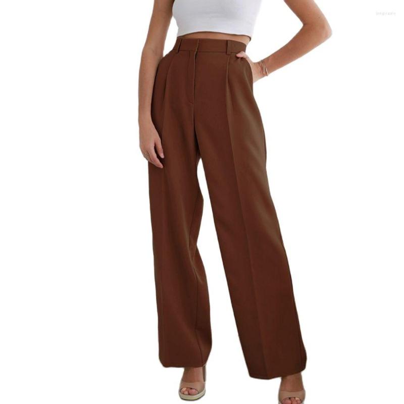 Women' Pants Amandina Regular-Fit High Rise Waist Wide Leg Women Formal Trousers, Black
Women' Pants Amandina Regular-Fit High Rise Waist Wide Leg Women Formal Trousers, Black