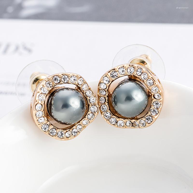 Stud Earrings ER-00419 Fashion Rhinestone Jewelry Gold Plated Allergy-free Designer Pearl For Women Black Friday Sale
Stud Earrings ER-00419 Fashion Rhinestone Jewelry Gold Plated Allergy-free Designer Pearl For Women Black Friday Sale