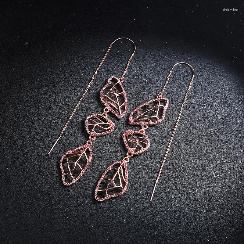 Dangle Earrings Korean Simple Threader Earring Fashion Jewelry Minimalist Hollow Leaves Hanging Custom Accessories Wholesale
Dangle Earrings Korean Simple Threader Earring Fashion Jewelry Minimalist Hollow Leaves Hanging Custom Accessories Wholesale