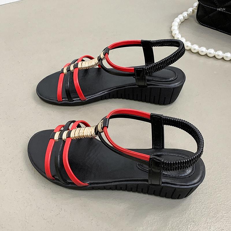 Sandals 2023 Fashion Summer Women's Black Anti-slip Basic Outdoor Low-heel Open-toe Shoes Large Party 35-43, Red
Sandals 2023 Fashion Summer Women's Black Anti-slip Basic Outdoor Low-heel Open-toe Shoes Large Party 35-43, Red