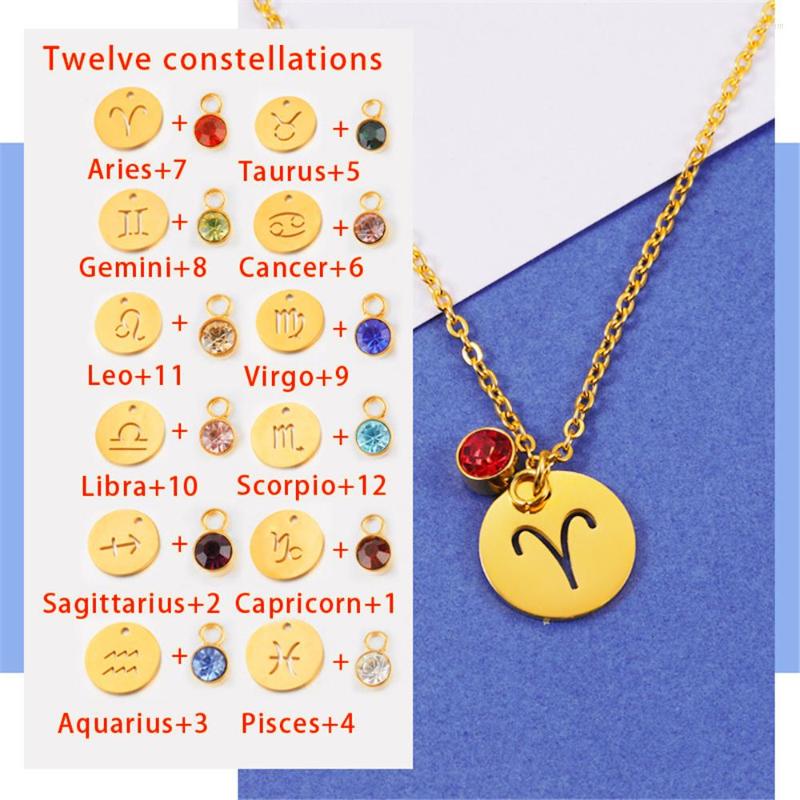 Pendant Necklaces Leo 12 Zodiac Signs Constellation Necklace Gold Color Stainless Steel For Women Jewelry Drop
Pendant Necklaces Leo 12 Zodiac Signs Constellation Necklace Gold Color Stainless Steel For Women Jewelry Drop