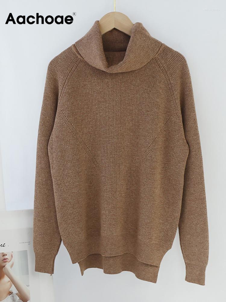 Women's Sweaters Aachoae Solid Pullover Sweater For Women Casual Office Turtleneck Lady Hem Split Batwing Sleeve Loose Base Tops Sueter, Apricot
Women's Sweaters Aachoae Solid Pullover Sweater For Women Casual Office Turtleneck Lady Hem Split Batwing Sleeve Loose Base Tops Sueter, Apricot