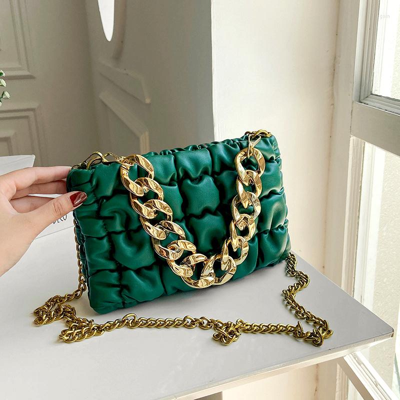 Bag Women Crossbody Bags PU Leather Shoulder Shopper Purse Fashion Casual Solid Color Pleated Lattice Thick Chain Handbags, Fense
Bag Women Crossbody Bags PU Leather Shoulder Shopper Purse Fashion Casual Solid Color Pleated Lattice Thick Chain Handbags, Fense