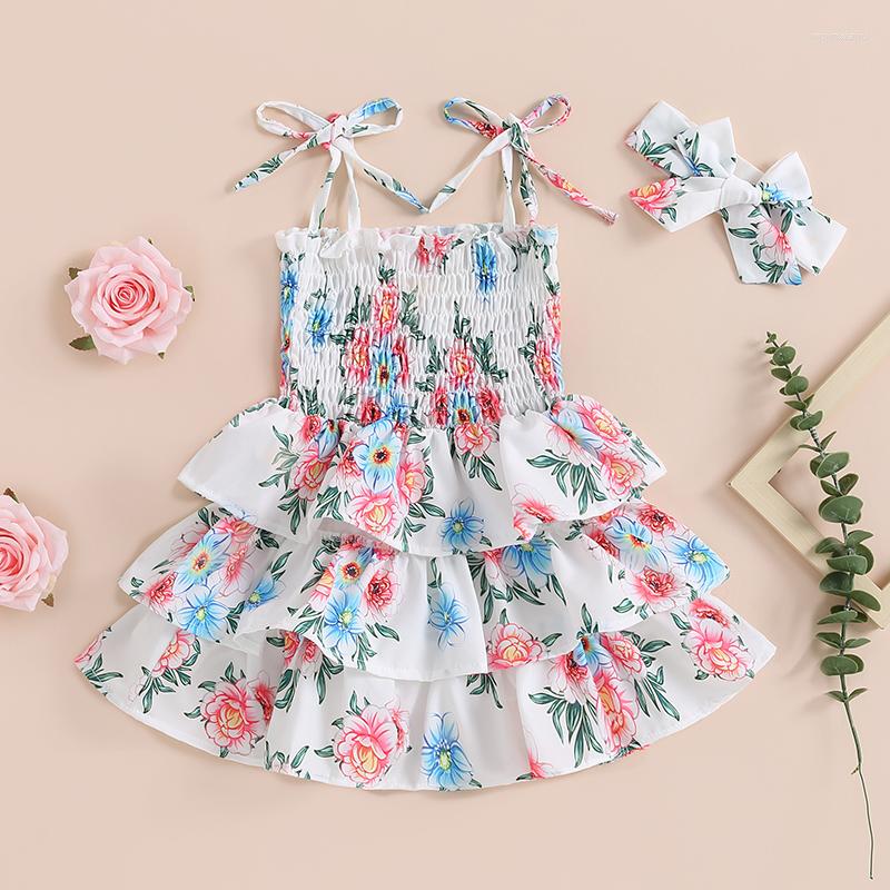 Girl Dresses 2023-05-10 Lioraitiin 1-6Years Toddler Girls Summer Floral Dress Sleeveless Backless Tiered Ruffle With Headband Sets
Girl Dresses 2023-05-10 Lioraitiin 1-6Years Toddler Girls Summer Floral Dress Sleeveless Backless Tiered Ruffle With Headband Sets