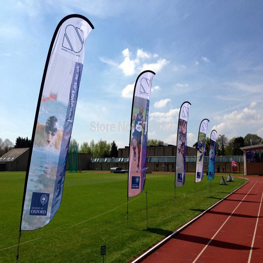 Banner Flags Beach Flags Custom Feather Banners Any Club Sports Advertising Promotion No Flagpole Outdoor Workshop Car Wash Flying 230627