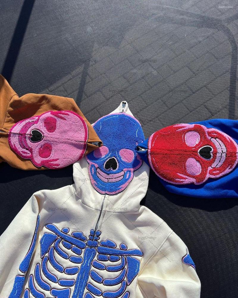 Men' Hoodies Gothic Flocking Embroidery Skull Zip Up Hoodie Men' Simple Loose Casual Y2k Street Trend Unisex 2023 Couple Pullover, 00
Men' Hoodies Gothic Flocking Embroidery Skull Zip Up Hoodie Men' Simple Loose Casual Y2k Street Trend Unisex 2023 Couple Pullover, 00