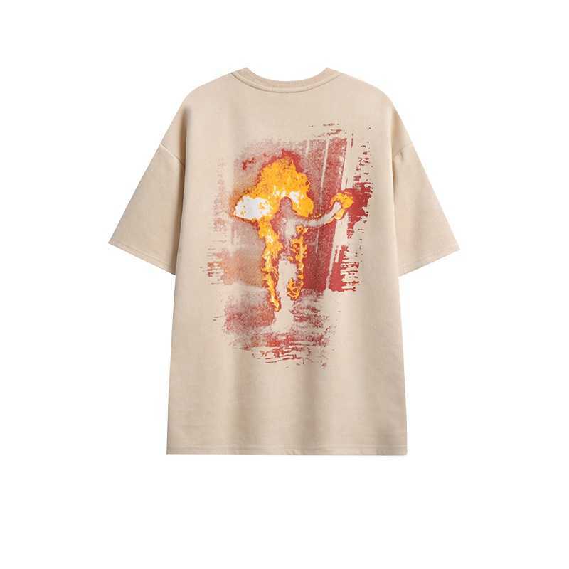 and American European hiphop flame round neck short sleeved t-shirt for men and women in summer ins trendy cool style niche design high street top trendy stussys 733B, White 240g
and American European hiphop flame round neck short sleeved t-shirt for men and women in summer ins trendy cool style niche design high street top trendy stussys 733B, White 240g