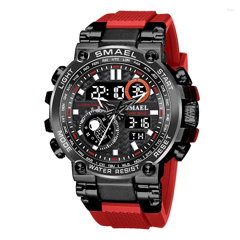 Wristwatches 2023 Classic Brand Men For Sports Watch Dual Display Analog Digital LED Electronic Quartz Watches Waterproof Swimming Military, Army green
Wristwatches 2023 Classic Brand Men For Sports Watch Dual Display Analog Digital LED Electronic Quartz Watches Waterproof Swimming Military, Army green