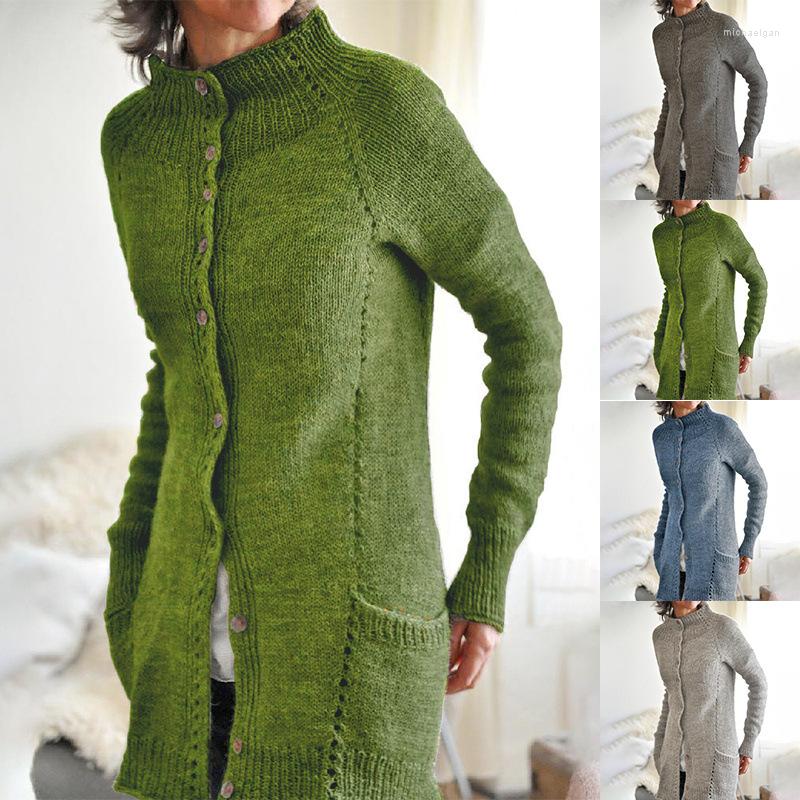 Women' Knits Lugentolo Vintage Long Cardigans Women Mid-length Knitted Jacket Sweaters Single Breasted A-straight Cardigan, Green
Women' Knits Lugentolo Vintage Long Cardigans Women Mid-length Knitted Jacket Sweaters Single Breasted A-straight Cardigan, Green