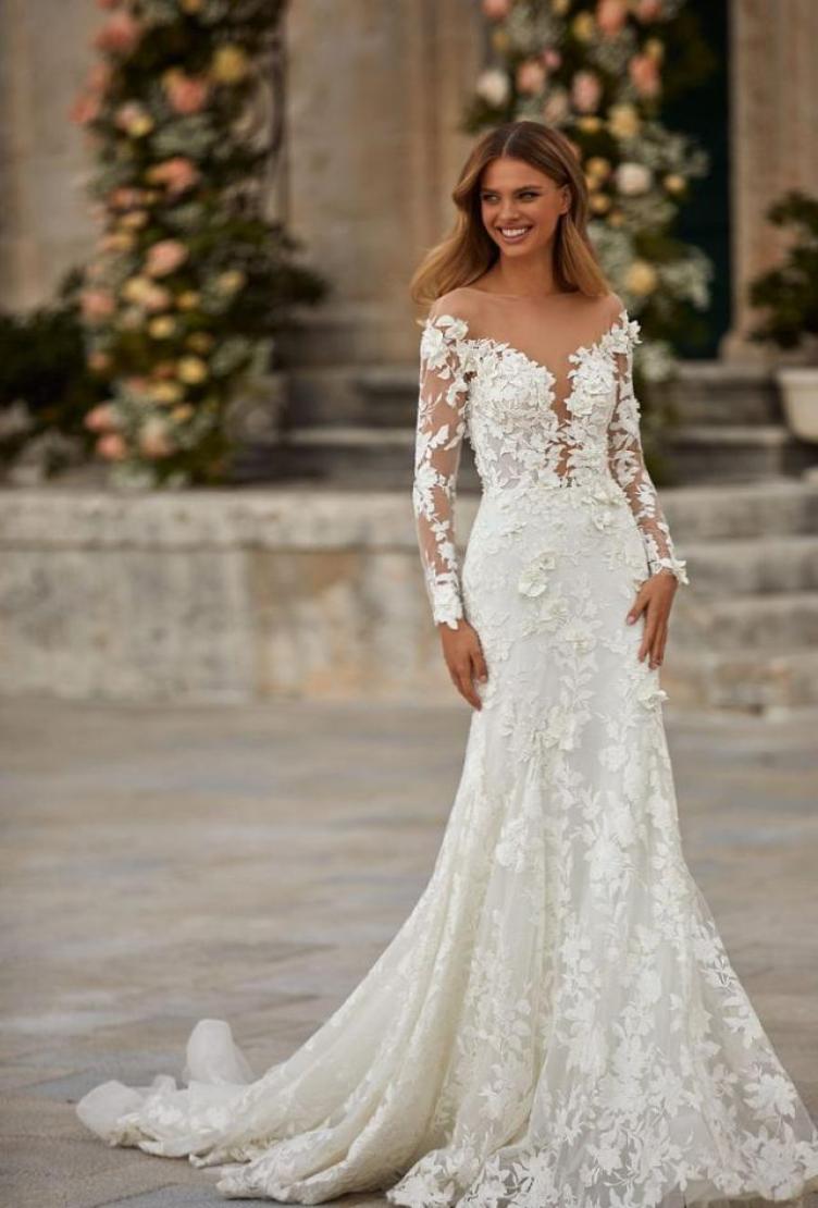 Sexy Plus Size Mermaid Wedding Dresses Bohemian Open Back Lace Flowers Applique Long Sleeves Sweep Train Sheer V Neck Beach Bridal1973241, Pink
Sexy Plus Size Mermaid Wedding Dresses Bohemian Open Back Lace Flowers Applique Long Sleeves Sweep Train Sheer V Neck Beach Bridal1973241, Pink