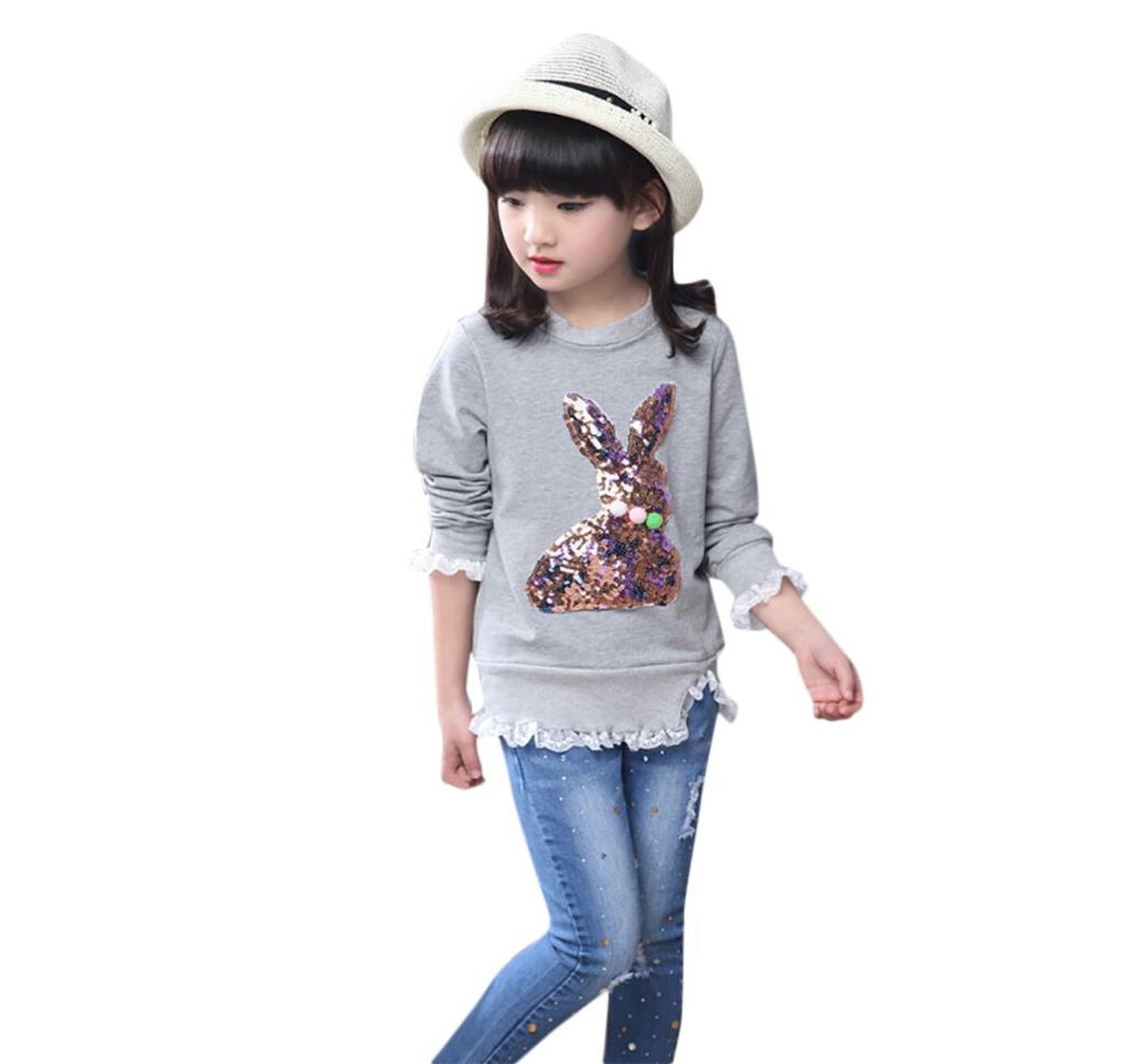 Baby Girl Boy Clothes Toddler Baby Girl Kids Tops Rabbit Cartoon Sweatshirt Pullover Tshirt Clothes4371666, Gray
Baby Girl Boy Clothes Toddler Baby Girl Kids Tops Rabbit Cartoon Sweatshirt Pullover Tshirt Clothes4371666, Gray