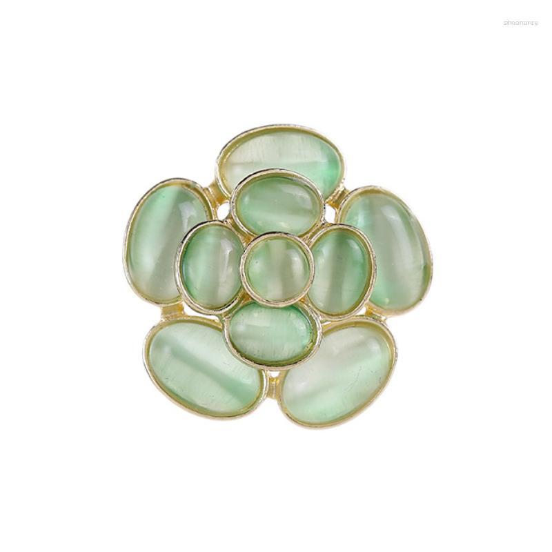 Brooches High-end Fashion Opal Camellia Flower Pins For Women Backpacks Sweater Suit Badge Jewelry Accessories
Brooches High-end Fashion Opal Camellia Flower Pins For Women Backpacks Sweater Suit Badge Jewelry Accessories