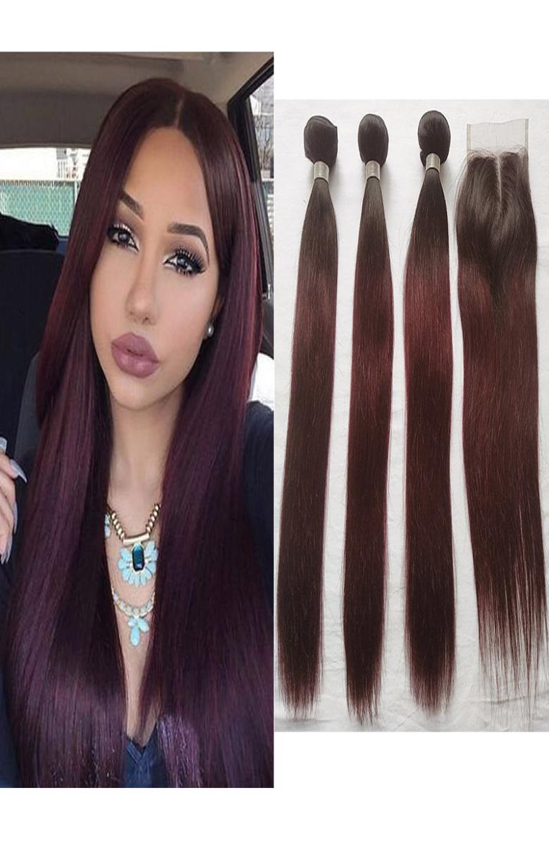Brazilian Ombre 1B99J Burgundy Straight Human Hair Weave 3 Bundles with Lace Closure Vendors Brazilian Virgin Colored Hair Extens1576522, Ombre color
Brazilian Ombre 1B99J Burgundy Straight Human Hair Weave 3 Bundles with Lace Closure Vendors Brazilian Virgin Colored Hair Extens1576522, Ombre color