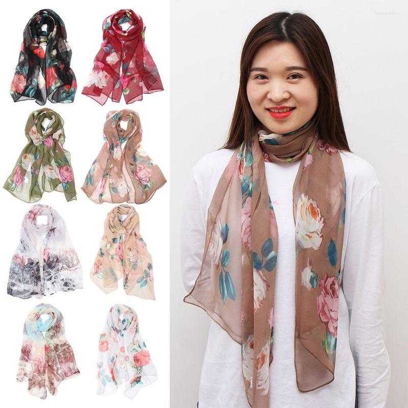 Scarves Long Soft Flower Pattern Summer Spring Georgette Silk Floral Wrap Scarf Lightweight Shawl Neck Guard
Scarves Long Soft Flower Pattern Summer Spring Georgette Silk Floral Wrap Scarf Lightweight Shawl Neck Guard
