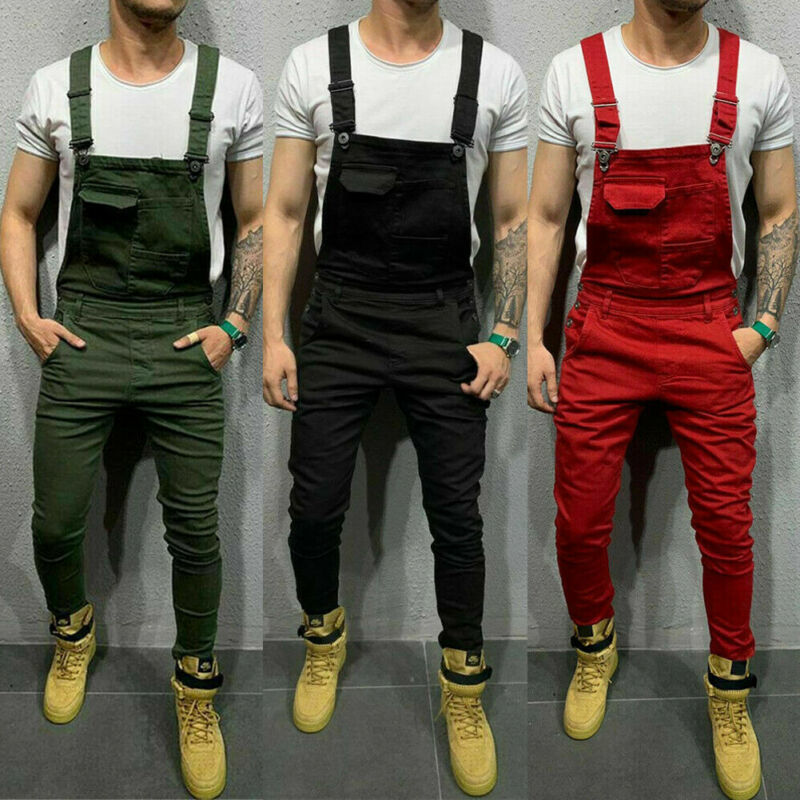 Men's Jeans Mens Denim Overalls Dungarees Bib Jumpsuits Pants Playsuit Trousers 230628, Red
Men's Jeans Mens Denim Overalls Dungarees Bib Jumpsuits Pants Playsuit Trousers 230628, Red