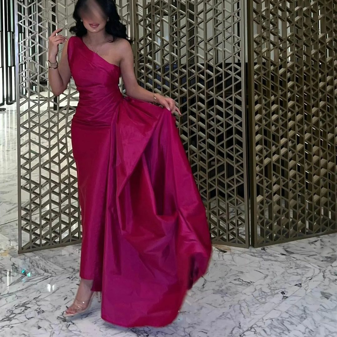 Urban Sexy Dresses Elegant Long One Shoulder Taffeta Evening Sheath Fuchsia Ankle Length Prom Gowns Robes de Party Dress for Women 230627, Blue
Urban Sexy Dresses Elegant Long One Shoulder Taffeta Evening Sheath Fuchsia Ankle Length Prom Gowns Robes de Party Dress for Women 230627, Blue