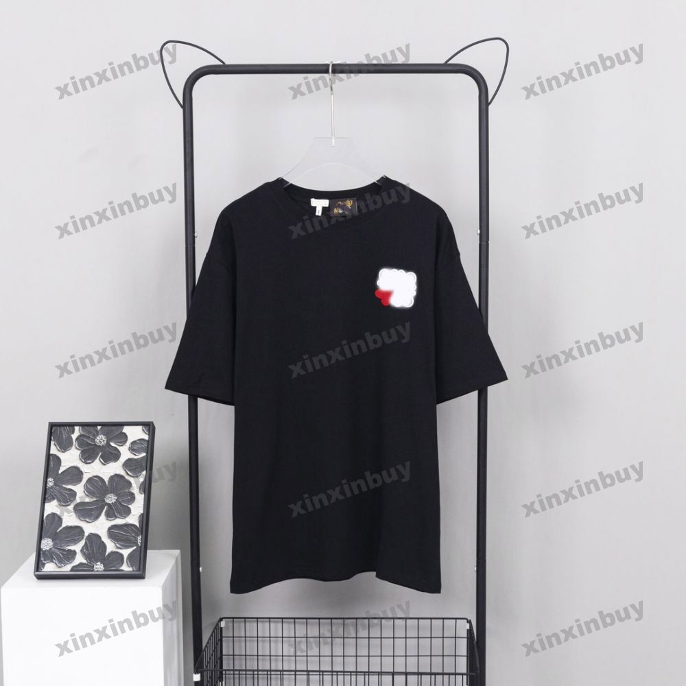 xinxinbuy Men designer Tee t shirt 23ss love Leather label pocket polo short sleeve cotton women yellow black white XS-XL 
xinxinbuy Men designer Tee t shirt 23ss love Leather label pocket polo short sleeve cotton women yellow black white XS-XL