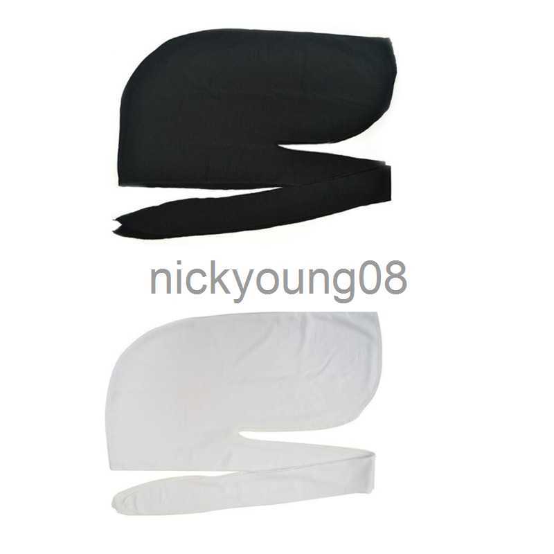 Bandanas Fashion Du-rag Scarf Head Wrap Rap Band Tie Down Hat Outdoor Sports Bandanas Children Headwear For Hip Hop Hat Men Women x0628