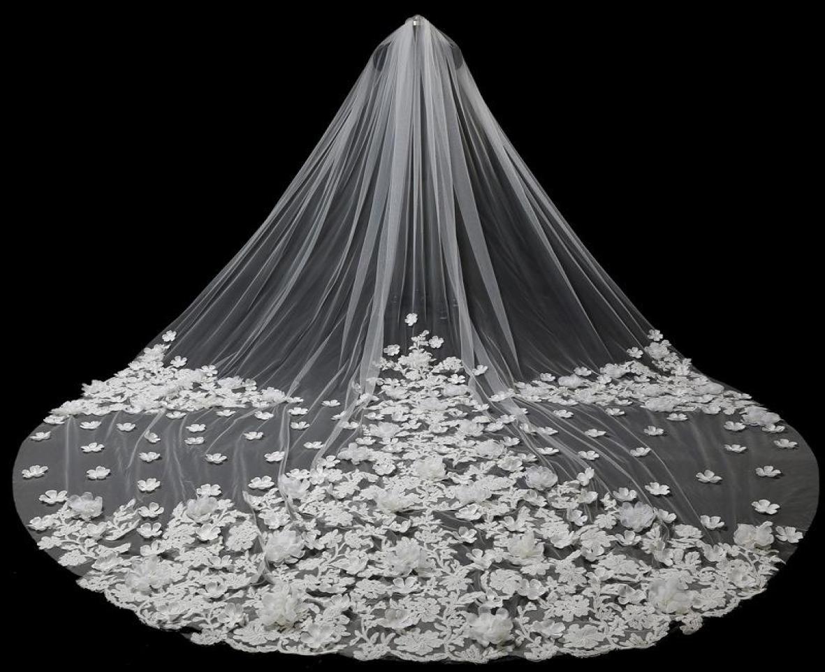 Bridal Veils 5 Meters Long Wedding With Handmake Flowers Cathedral Train Velo Comb Vail Accessories2576583, White
Bridal Veils 5 Meters Long Wedding With Handmake Flowers Cathedral Train Velo Comb Vail Accessories2576583, White