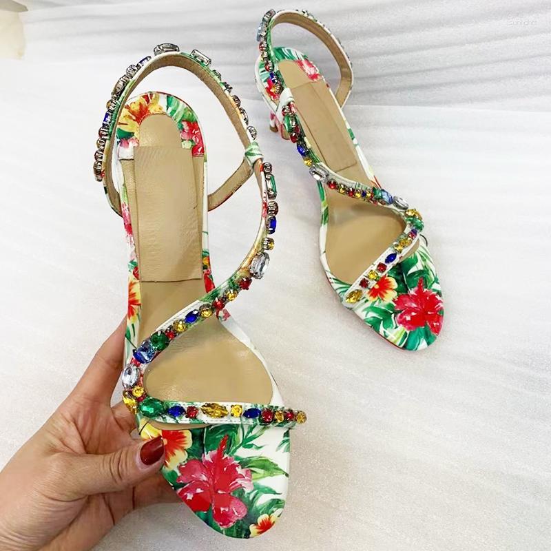 Dress Shoes 2023 Sping Summer Flower Colorful Crystal Chain Sweet Fashion Women High Heels Sandals, 8cm height
Dress Shoes 2023 Sping Summer Flower Colorful Crystal Chain Sweet Fashion Women High Heels Sandals, 8cm height