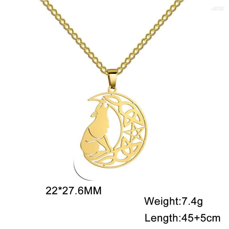 Pendant Necklaces 10Pcs/Lot 45 5cm Hollow Moon Wolf Stainless Steel Cable Chain For Womens Mens Hip Hop Punk Jewelry Kids Gifts
Pendant Necklaces 10Pcs/Lot 45 5cm Hollow Moon Wolf Stainless Steel Cable Chain For Womens Mens Hip Hop Punk Jewelry Kids Gifts
