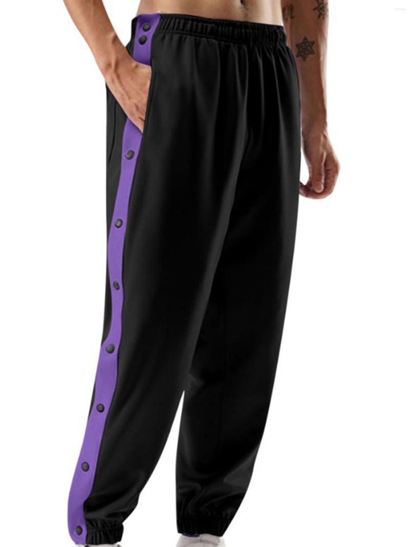 Men' Pants Men Tear Away Basketball Track High Split Side Snap Loose Sweatpants Casual Athletic Workout Trouser (Black M
Men' Pants Men Tear Away Basketball Track High Split Side Snap Loose Sweatpants Casual Athletic Workout Trouser (Black M