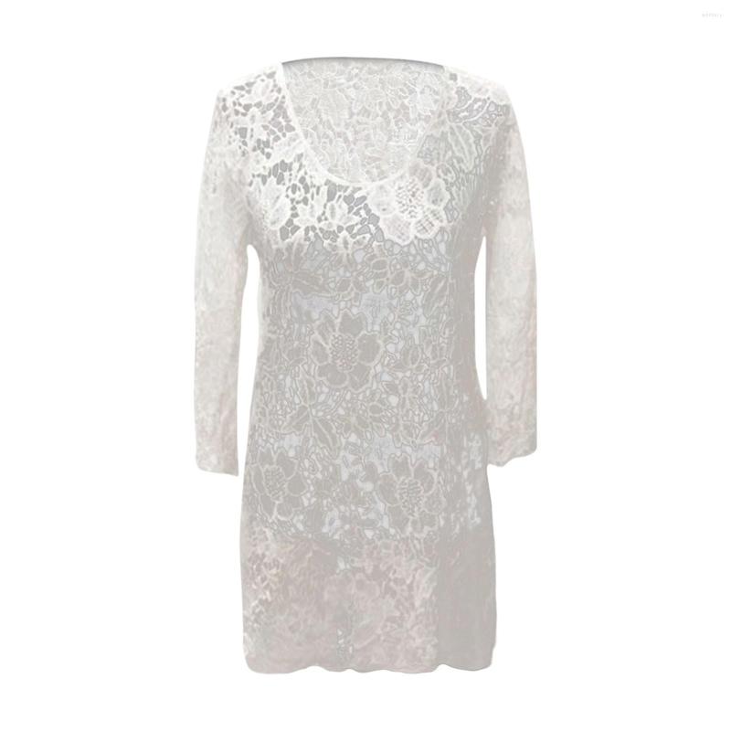 Women's Swimwear Bikini Smock Beach Sexy Water Soluble Lace Hook Flower Dress Sand, White
Women's Swimwear Bikini Smock Beach Sexy Water Soluble Lace Hook Flower Dress Sand, White