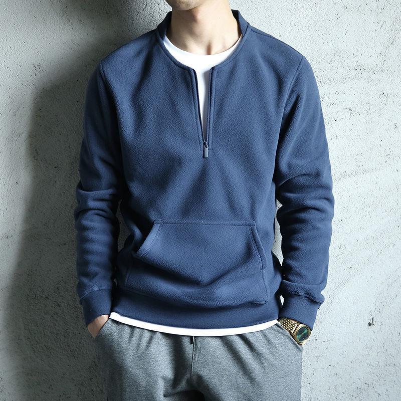 Men's Hoodies Ins Men's Half Zipper Hoodie Kangaroo Pocket Solid Baseball Collar Long Sleeve Pullover Fleece Thick Sweatershirt For, Black
Men's Hoodies Ins Men's Half Zipper Hoodie Kangaroo Pocket Solid Baseball Collar Long Sleeve Pullover Fleece Thick Sweatershirt For, Black