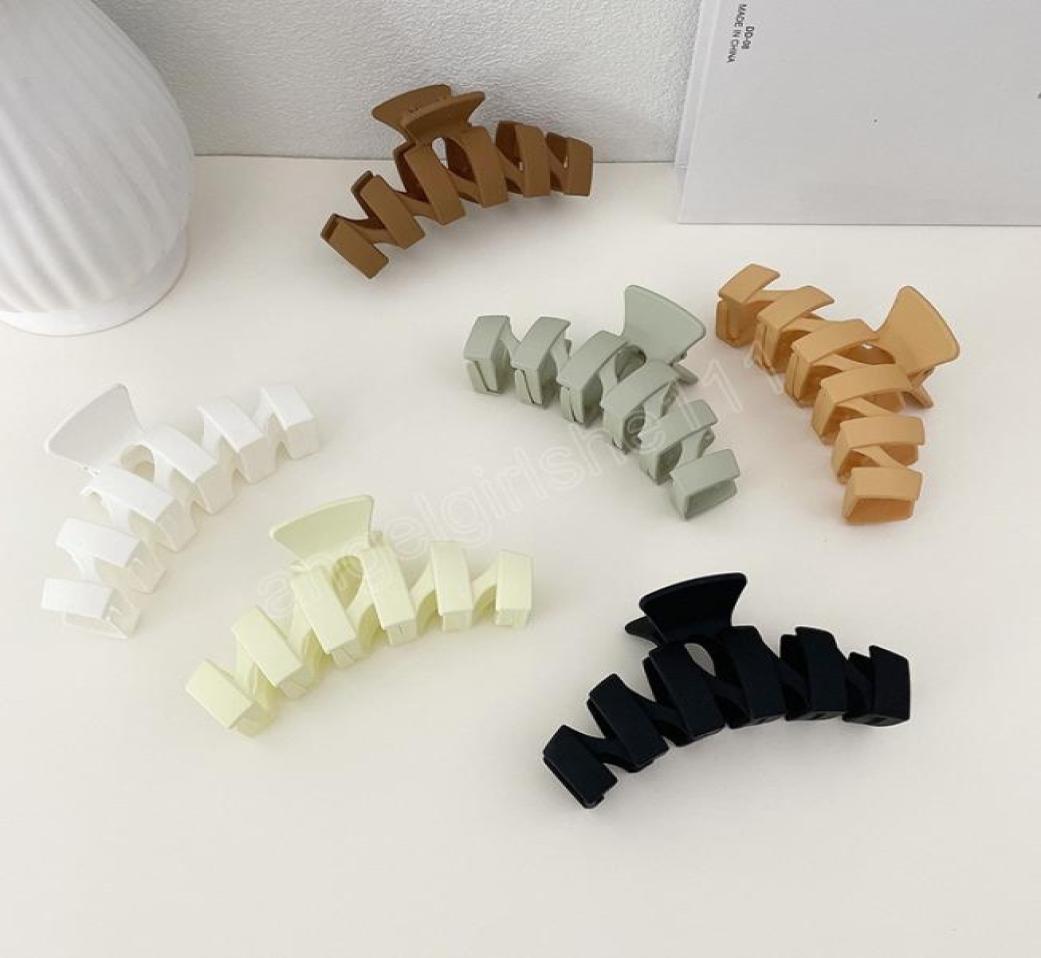 Korean Hair Claws Geometric Matte Hollow Hair Clip Women Ponytail Clips Barrettes Hair Accessories5264645, Gray
Korean Hair Claws Geometric Matte Hollow Hair Clip Women Ponytail Clips Barrettes Hair Accessories5264645, Gray