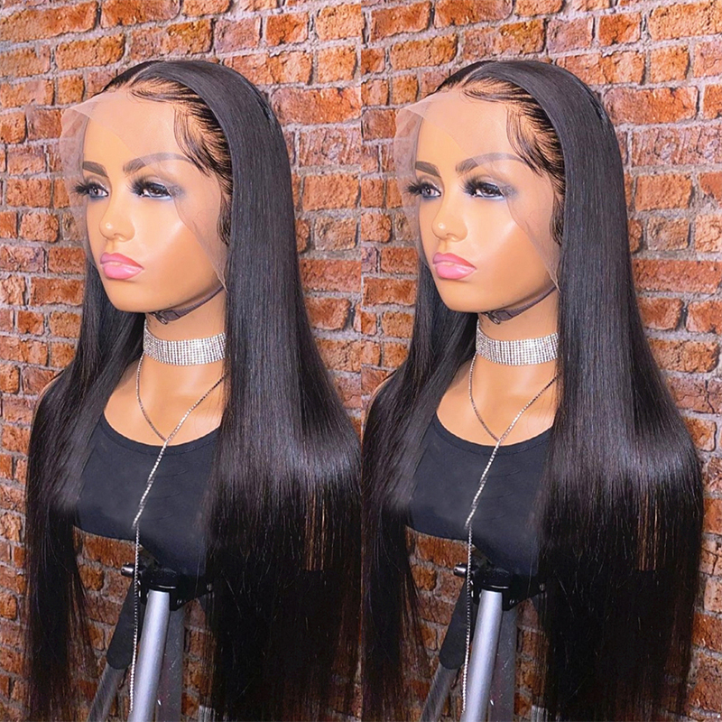 180%Density 26Inch Brazilian Soft Silky Straight Natural Black PrePlucked Lace Front Wig For Women With Baby Hair Heat, Natural color
180%Density 26Inch Brazilian Soft Silky Straight Natural Black PrePlucked Lace Front Wig For Women With Baby Hair Heat, Natural color