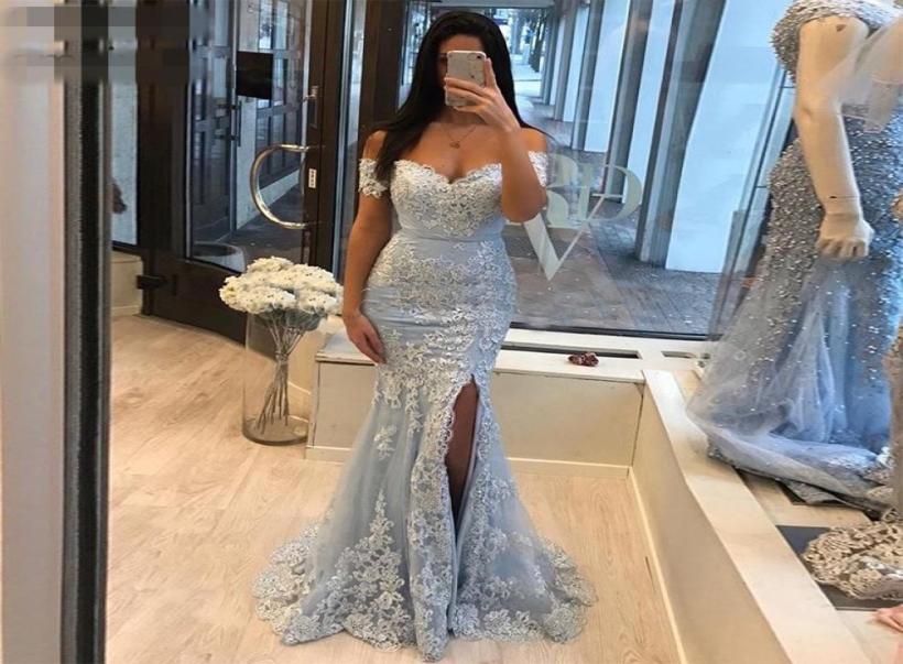 2020 Off Shoulder Light Sky Blue prom dresses Sexy Custom Evening Dress Event Mermaid Style Appliques Front Split New Special Occa3077580, Fuchsia
2020 Off Shoulder Light Sky Blue prom dresses Sexy Custom Evening Dress Event Mermaid Style Appliques Front Split New Special Occa3077580, Fuchsia