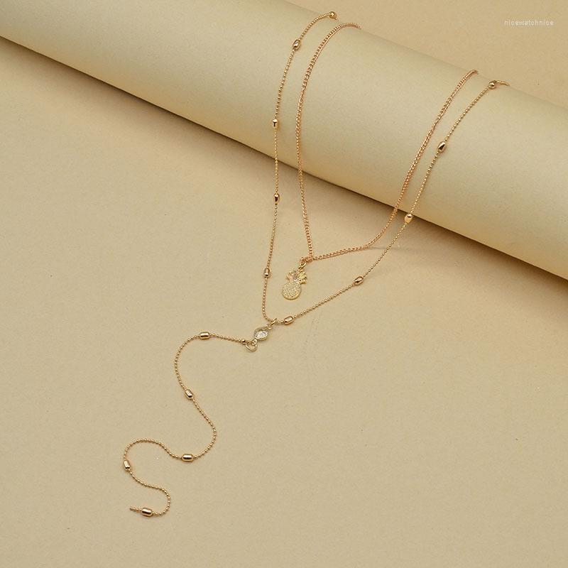 Pendant Necklaces Necklace For Women Bead Chain Fashion Simple Style Multi Layered Sexy Clavicular Women's Accessories
Pendant Necklaces Necklace For Women Bead Chain Fashion Simple Style Multi Layered Sexy Clavicular Women's Accessories