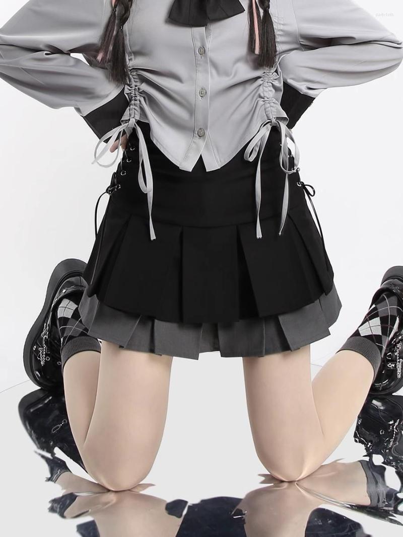 Skirts High Waist Pleated Women Harajuku Y2k Dark Skirt Gothic Mini Sexy Mall Goth Punk, Black gray
Skirts High Waist Pleated Women Harajuku Y2k Dark Skirt Gothic Mini Sexy Mall Goth Punk, Black gray