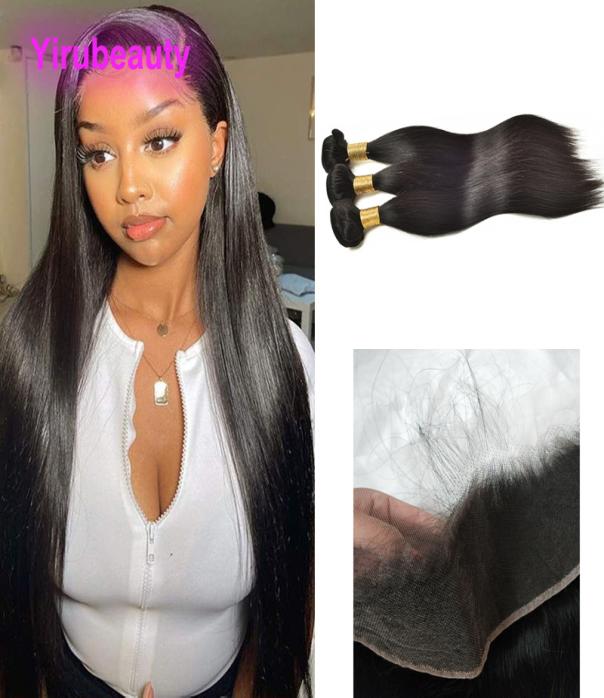Indian Virgin Human Hair Wefts 3 Bundles With HD 134 Lace Frontal Pre Plucked Silky Straight 4 Pcs Extensions3397748, Natural color
Indian Virgin Human Hair Wefts 3 Bundles With HD 134 Lace Frontal Pre Plucked Silky Straight 4 Pcs Extensions3397748, Natural color
