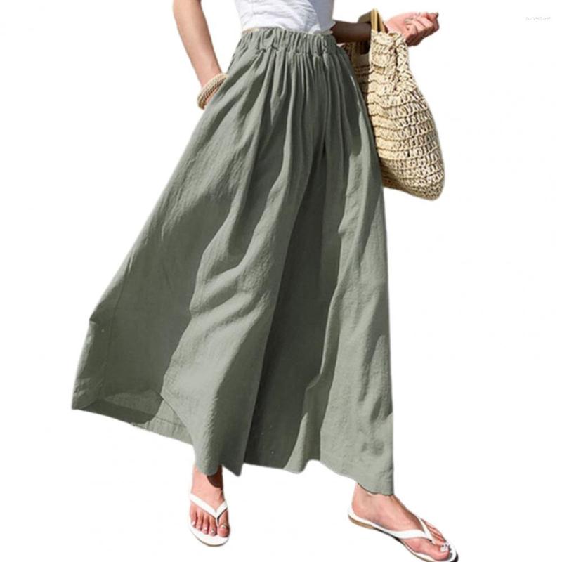 Women's Pants Loose Women Wide Leg Summer Elastic Waist Casual Solid Linen Fashion Bottoms Streetwear Pantalones De Mujer, Black
Women's Pants Loose Women Wide Leg Summer Elastic Waist Casual Solid Linen Fashion Bottoms Streetwear Pantalones De Mujer, Black