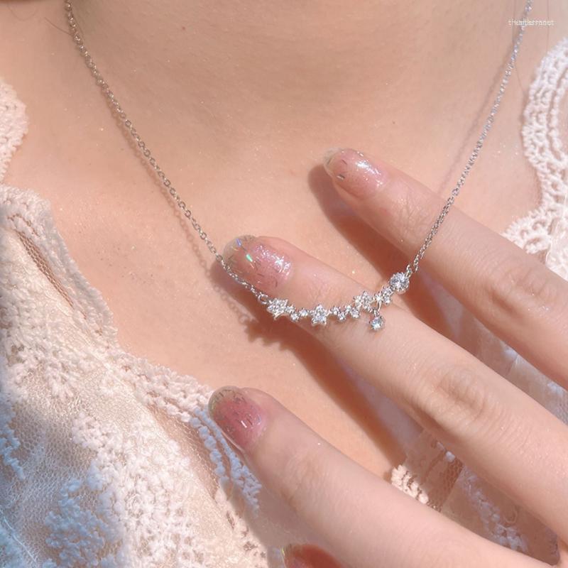 Pendant Necklaces Sparkling Sky Star Clavicle Chain Choker Necklace For Women Girls Wedding Flat Fashion Jewelry Gift
Pendant Necklaces Sparkling Sky Star Clavicle Chain Choker Necklace For Women Girls Wedding Flat Fashion Jewelry Gift