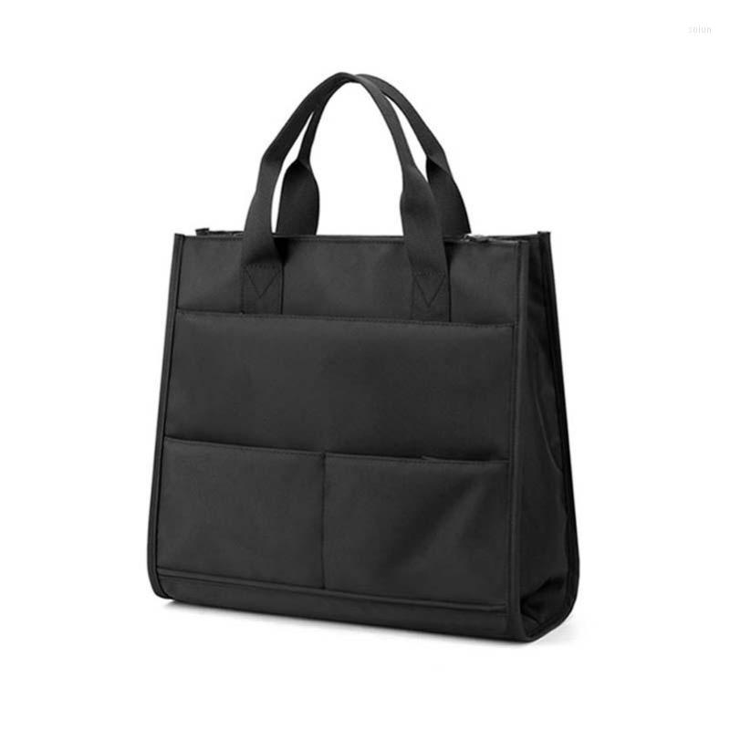 Briefcases Casual Nylon Laptop Bag Commuter Handbag Mens Briefcase Ipad Lightweight Durable Female Tote, Black
Briefcases Casual Nylon Laptop Bag Commuter Handbag Mens Briefcase Ipad Lightweight Durable Female Tote, Black