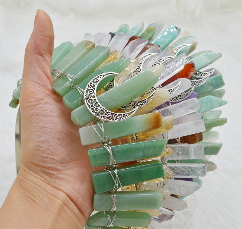 Hair Clips Natural Crystal Crown Queen Laurel Quartz Witch Magic Headband Bride Tiaras Accessories Wiccan Festival Party Wedding Gifts
Hair Clips Natural Crystal Crown Queen Laurel Quartz Witch Magic Headband Bride Tiaras Accessories Wiccan Festival Party Wedding Gifts
