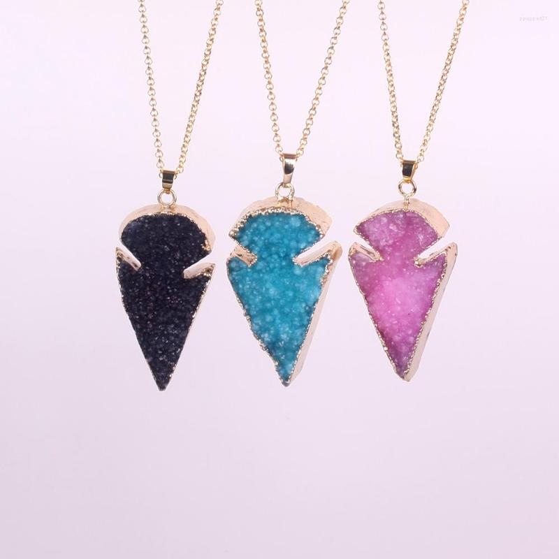 Pendant Necklaces Microbeauty 3 Colors Fashion Rough Natural Stone Necklace Crystal Druzy Drusy Quartz Vintage Unisex
Pendant Necklaces Microbeauty 3 Colors Fashion Rough Natural Stone Necklace Crystal Druzy Drusy Quartz Vintage Unisex