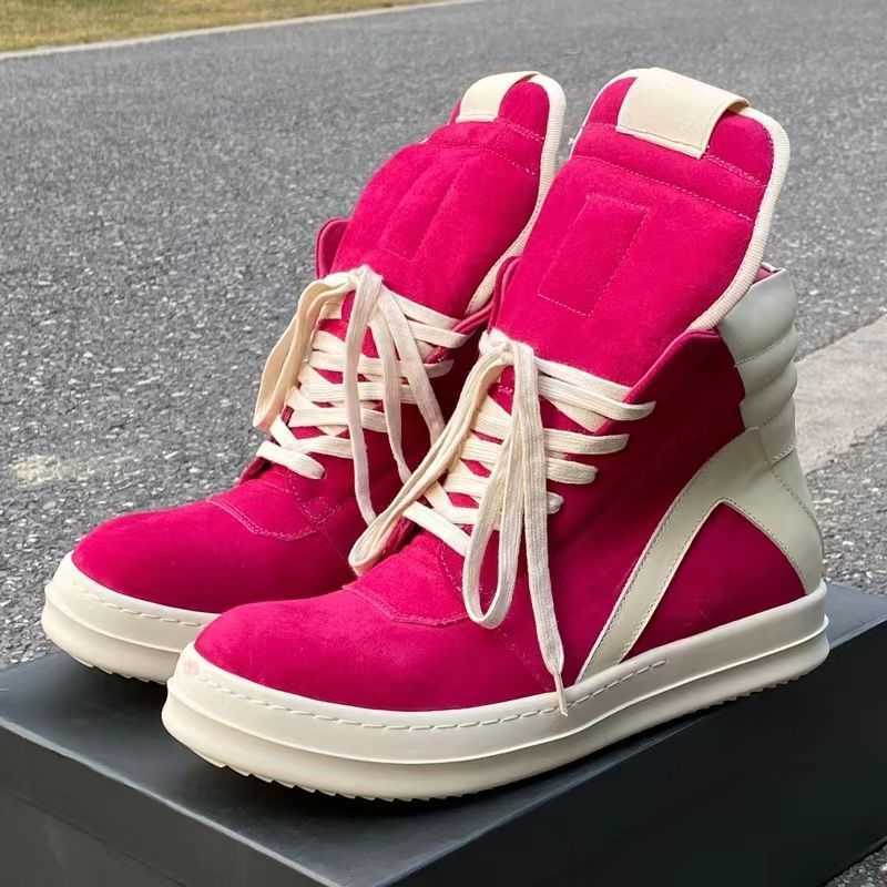rick 2023 SSRO Inverted Triangle High Top Shoes Men's Shoes Rose Red Frosted Leather Genuine Leather Women's Shoes Lace up Tidal Shoes Board Shoes, Gray
rick 2023 SSRO Inverted Triangle High Top Shoes Men's Shoes Rose Red Frosted Leather Genuine Leather Women's Shoes Lace up Tidal Shoes Board Shoes, Gray
