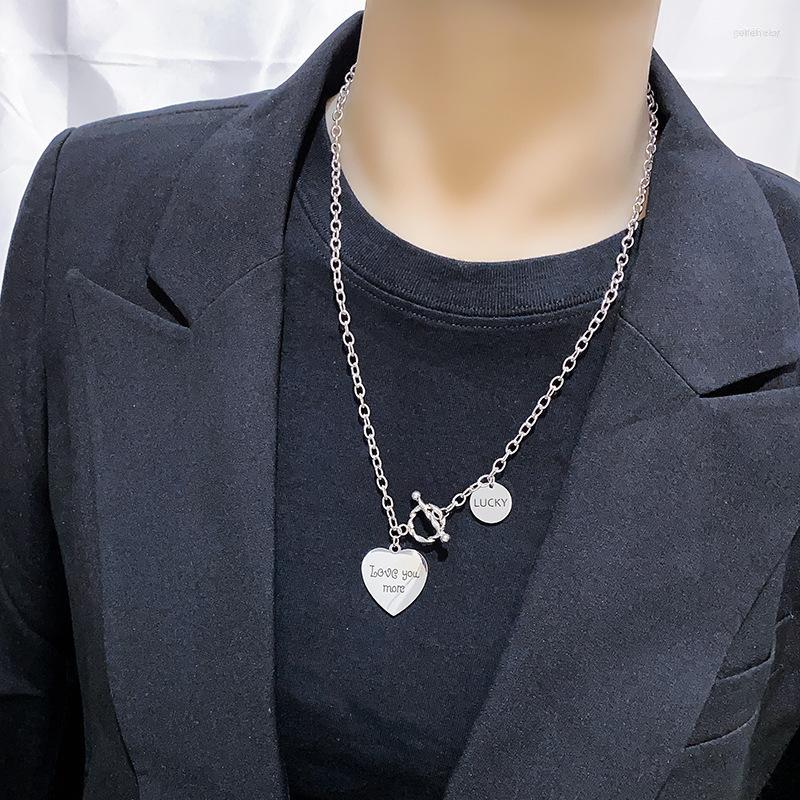 Choker Trend Gold Plated Silver Color Titanium Steel Lettr Heart Hip Hop Men Woman Rock Thick Chain Street Long Necklace Jewelry
Choker Trend Gold Plated Silver Color Titanium Steel Lettr Heart Hip Hop Men Woman Rock Thick Chain Street Long Necklace Jewelry