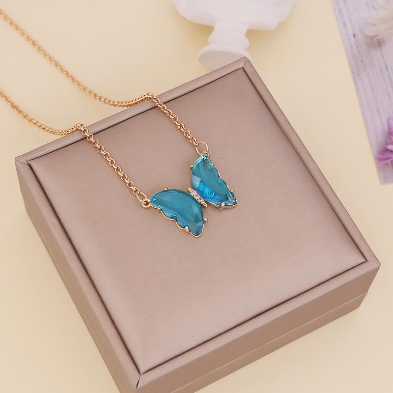 Pendant Necklaces 2023 Fashion Chain Chokers Big Multicolor Cuba Butterfly Necklace Charming Women Jewelry
Pendant Necklaces 2023 Fashion Chain Chokers Big Multicolor Cuba Butterfly Necklace Charming Women Jewelry