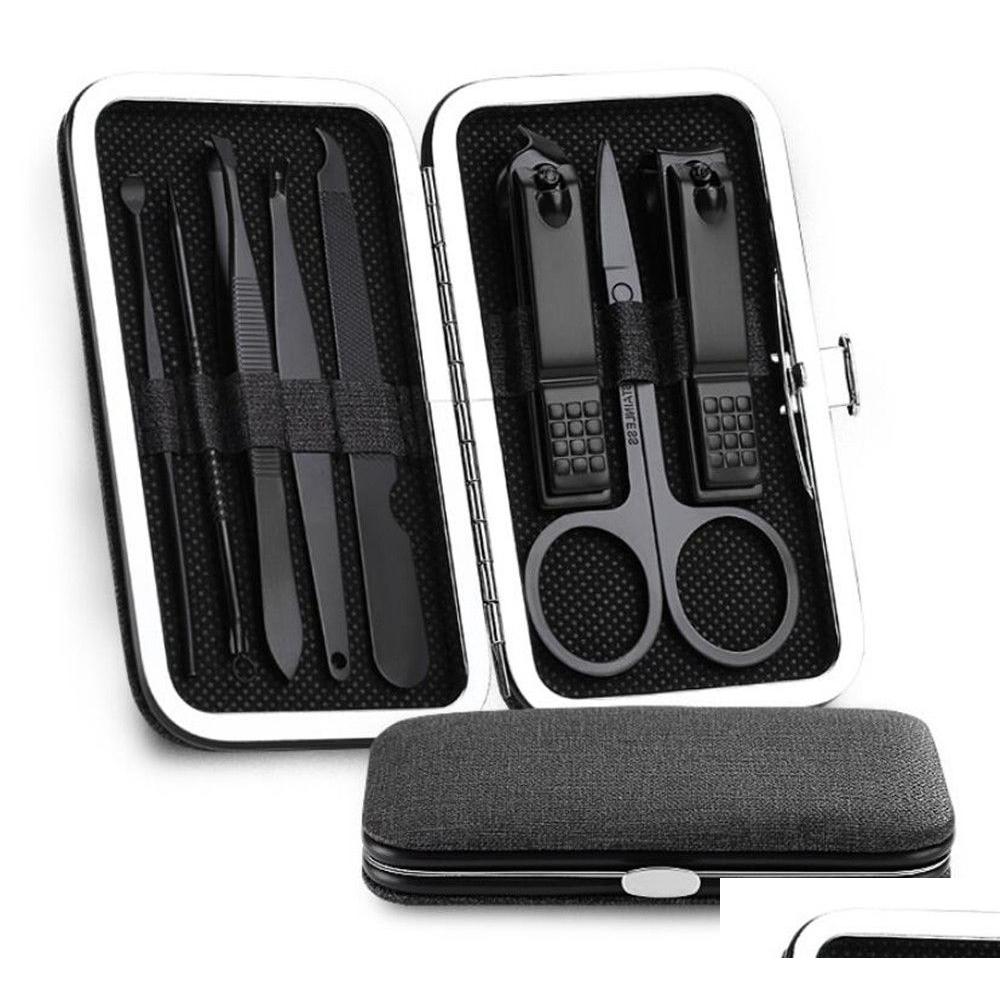 Nail Art Kits Beauty Health 8Pcs/Set Stainless Steel Clipper Pedicure Set With Scissor Tweezer Professional Manicure Tools Supplies Dhiuw
Nail Art Kits Beauty Health 8Pcs/Set Stainless Steel Clipper Pedicure Set With Scissor Tweezer Professional Manicure Tools Supplies Dhiuw