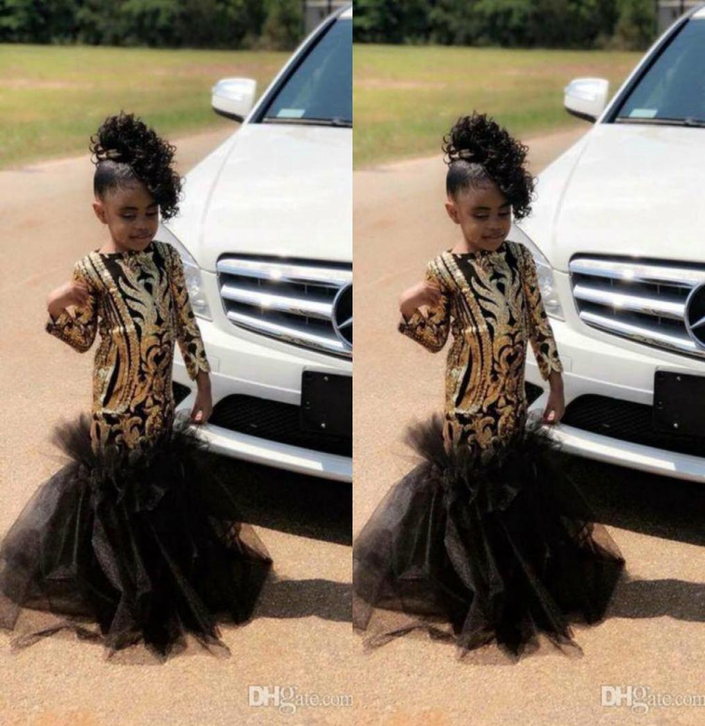 2019 Black and Gold Mermaid Flower Girl Dresses With Sequins Lace Ruffle Train Girls Pageant Dress Plus Size Formal Little Prom Pa4439752, Red
2019 Black and Gold Mermaid Flower Girl Dresses With Sequins Lace Ruffle Train Girls Pageant Dress Plus Size Formal Little Prom Pa4439752, Red