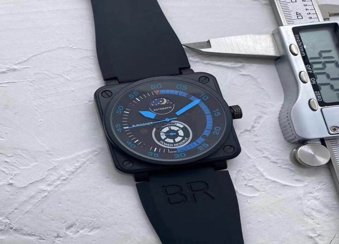 2022 mens watch automatic mechanical bell brown leather black rubber ross 6 hands gh013233048, Orange
2022 mens watch automatic mechanical bell brown leather black rubber ross 6 hands gh013233048, Orange
