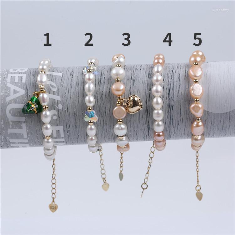Strand 5-6mm Gold Plated Rice Natural Freshwater Pearl Beads Bracelet Bangle With Butterfly Pendant
Strand 5-6mm Gold Plated Rice Natural Freshwater Pearl Beads Bracelet Bangle With Butterfly Pendant