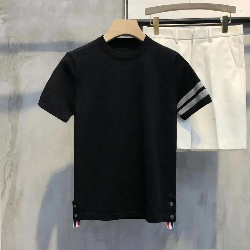 Men's T Shirts Men's Summer Sweater Short-sleeved T-shirt Korean-style Slim-fit Trendy Couple's Same-style Tops, Black
Men's T Shirts Men's Summer Sweater Short-sleeved T-shirt Korean-style Slim-fit Trendy Couple's Same-style Tops, Black