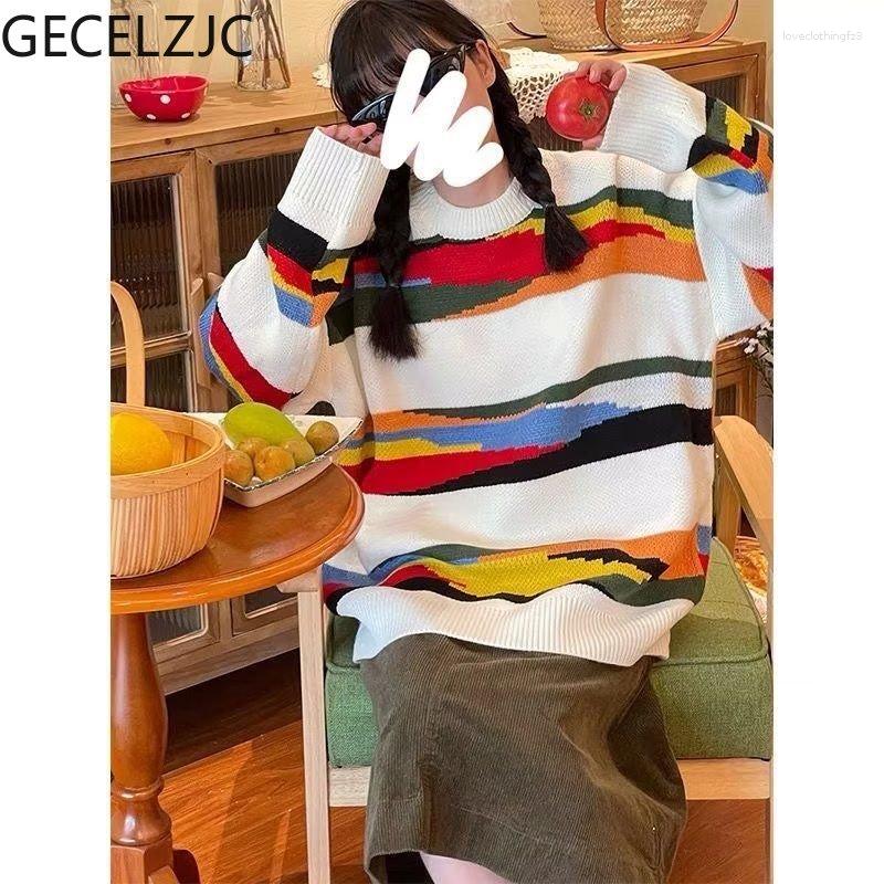 Women's Sweaters GECELZJC Women Sweater Sweet Office Lady O-Neck Loose Pullover Femme Japanese Style Spring Full Sleeve Fashion Tops Female, Black
Women's Sweaters GECELZJC Women Sweater Sweet Office Lady O-Neck Loose Pullover Femme Japanese Style Spring Full Sleeve Fashion Tops Female, Black