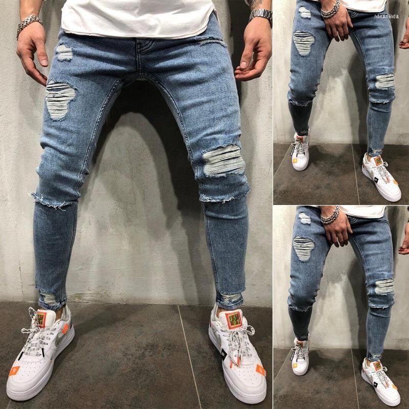 Men' Jeans Men' Skinny Frayed Rip Slim Fit Denim Casual Bike Men Long Pant, Sky blue
Men' Jeans Men' Skinny Frayed Rip Slim Fit Denim Casual Bike Men Long Pant, Sky blue